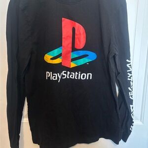 Sony PlayStation Multicolor Logo Long Sleeve Shirt